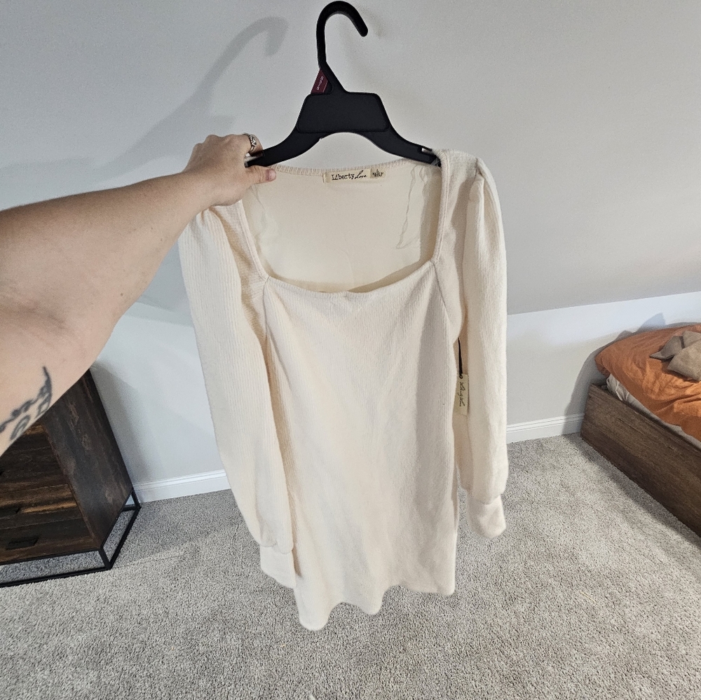 Cream Colored Winter Dress